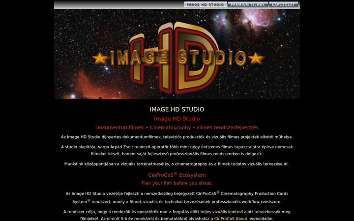 Screenshot of imagehdstudio.com