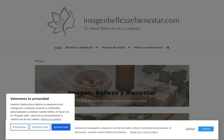 Screenshot of imagenbellezaybienestar.com