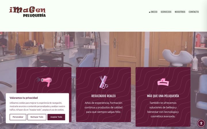 Screenshot of imagenmg.es