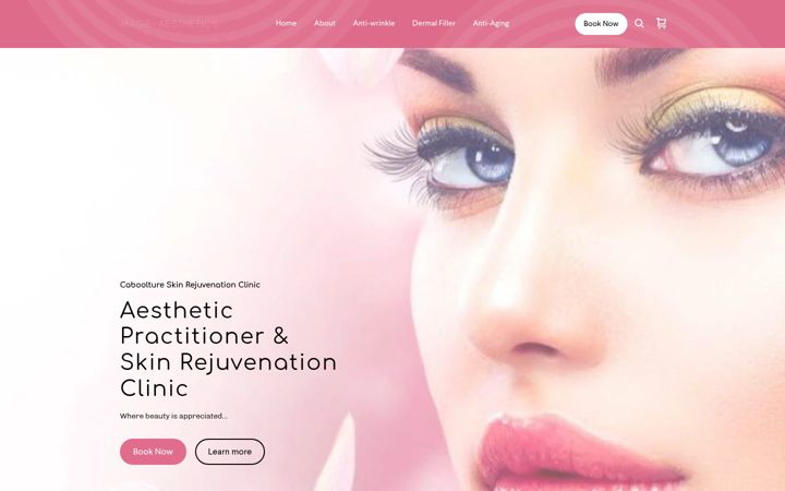 Screenshot of imageofaesthetics.com