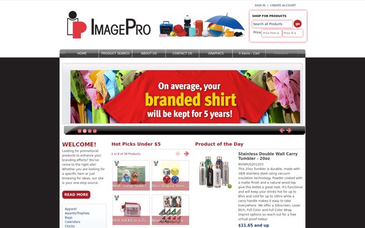 Screenshot of imageprodallas.com