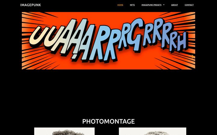 Screenshot of imagepunk.com