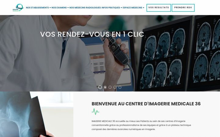 Screenshot of imagerie-medicale36.fr