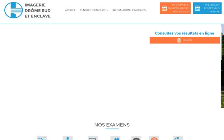 Screenshot of imageriedromesudenclave.fr