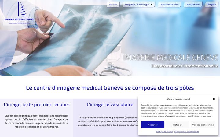 Screenshot of imageriemedicalegeneve.ch