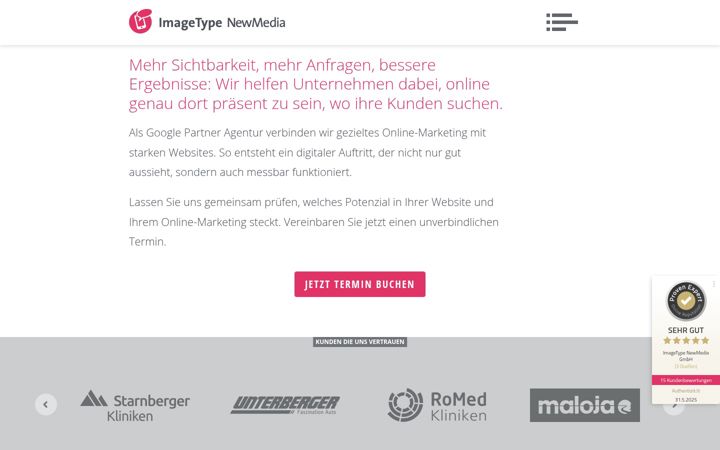 Screenshot of imagetype.de