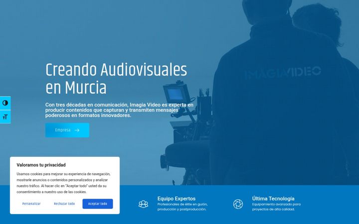 Screenshot of imagiavideo.es