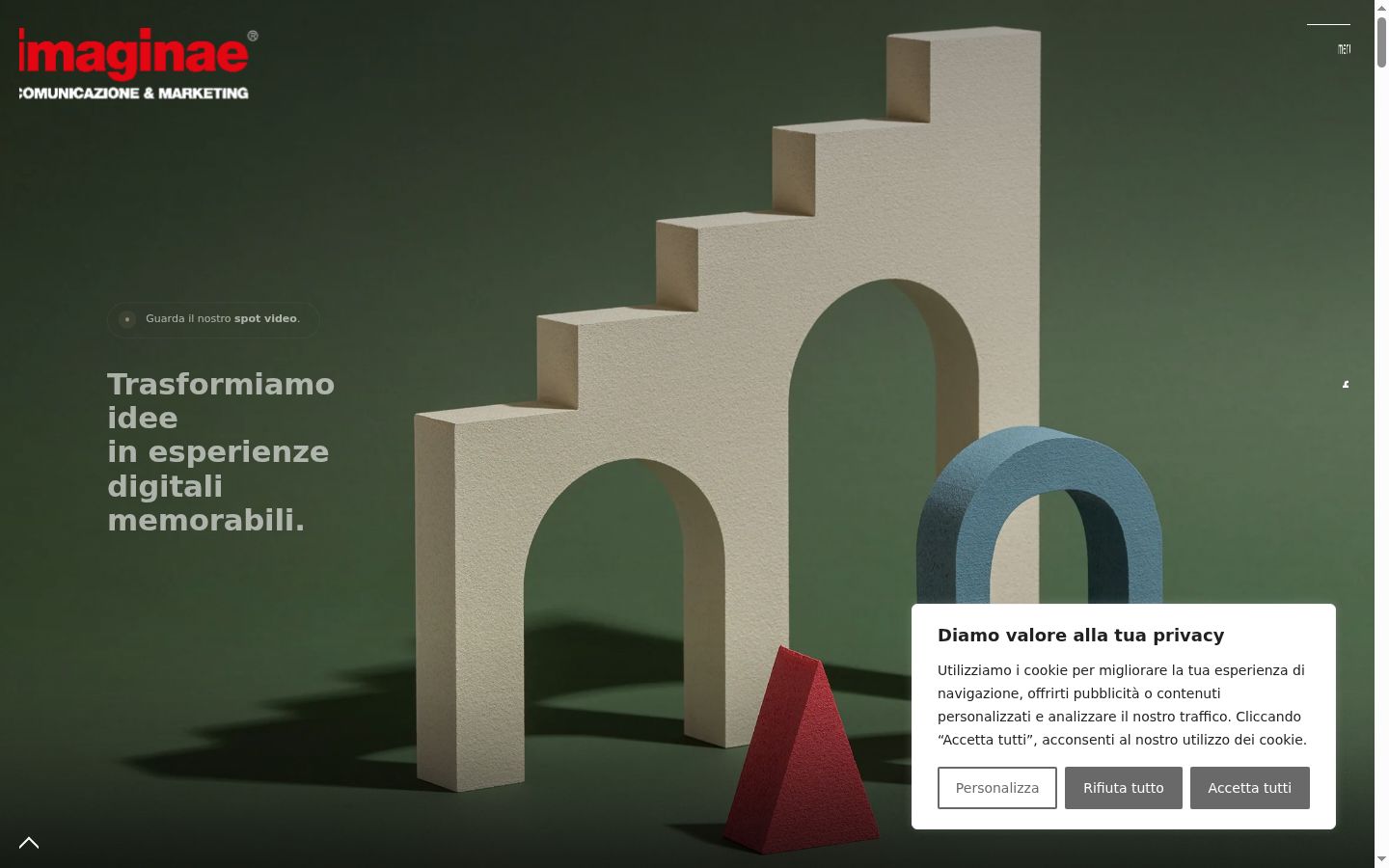 Capture d'écran de la bannière de consentement affichée avant toute interaction