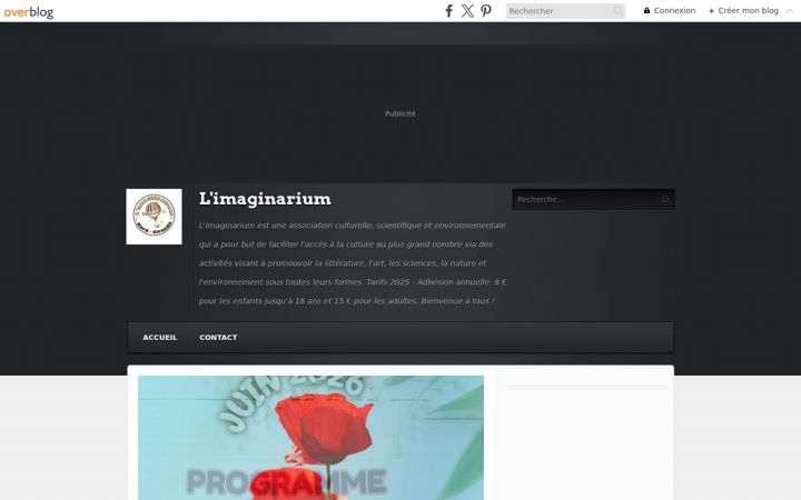 Screenshot of imaginariumdonnezac.com