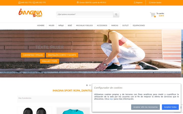 Screenshot of imaginasport.es