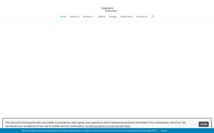 Screenshot of imaginationembroidery.com