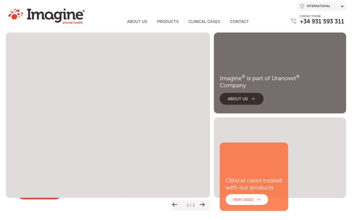 Screenshot ta' imagineanimalhealth.com