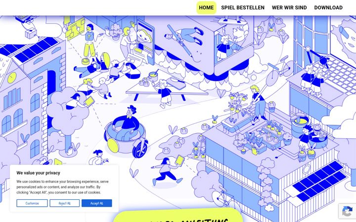Screenshot of imagined.ch