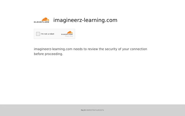 Screenshot of imagineerz-learning.com