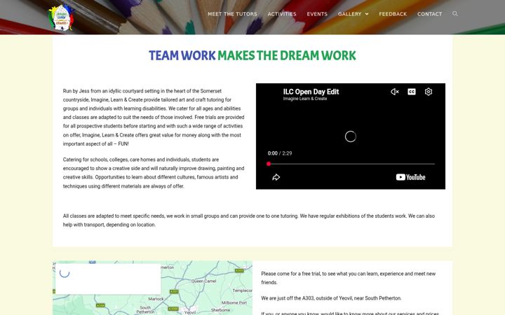 Screenshot of imaginelearncreate.net