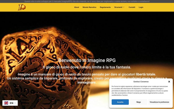 Screenshot of imaginettrpg.altervista.org