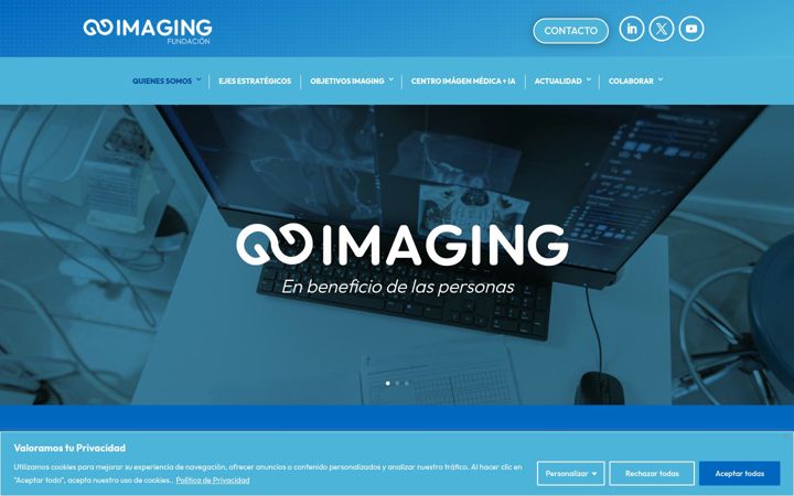 Screenshot of imagingvlc.es