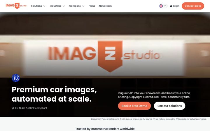 Screenshot of imaginstudio.com