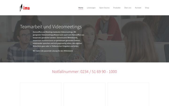 Screenshot of imagmbh.de