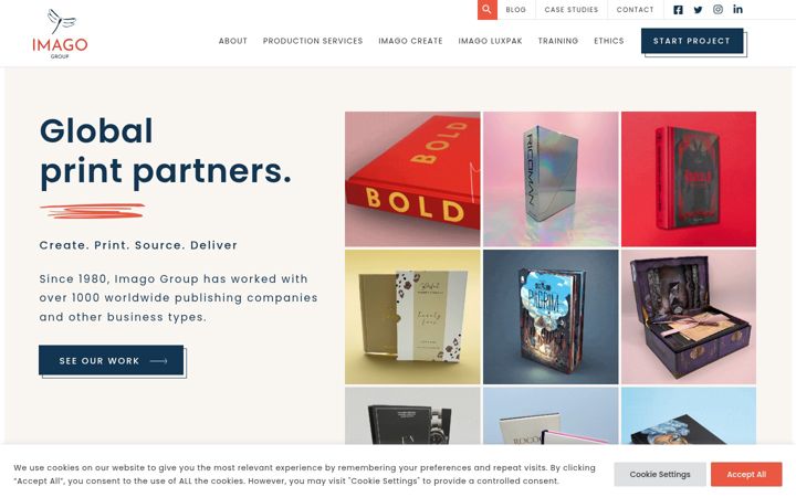Snímek obrazovky imagogroup.com