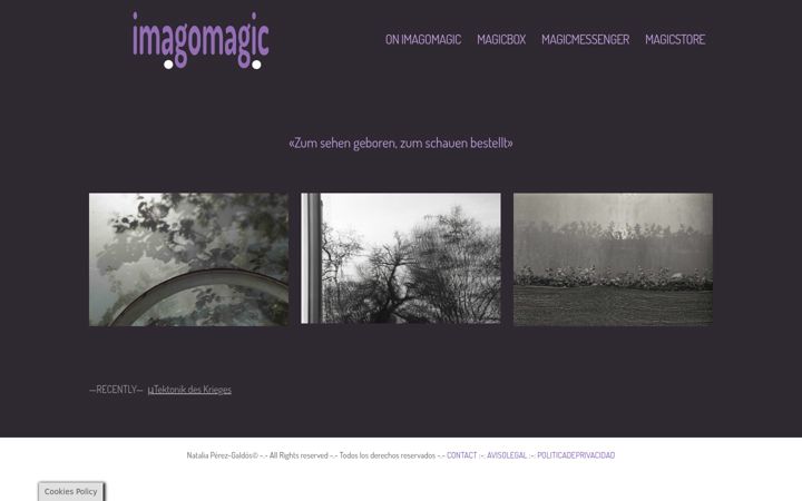 Snímek obrazovky imagomagic.com