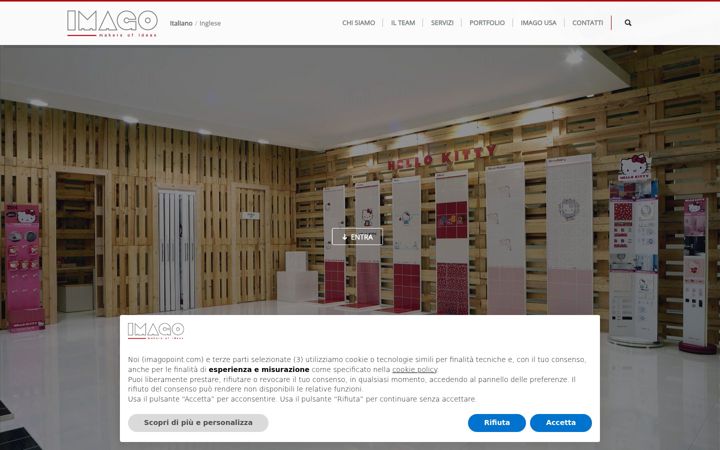 Snímek obrazovky imagopoint.com