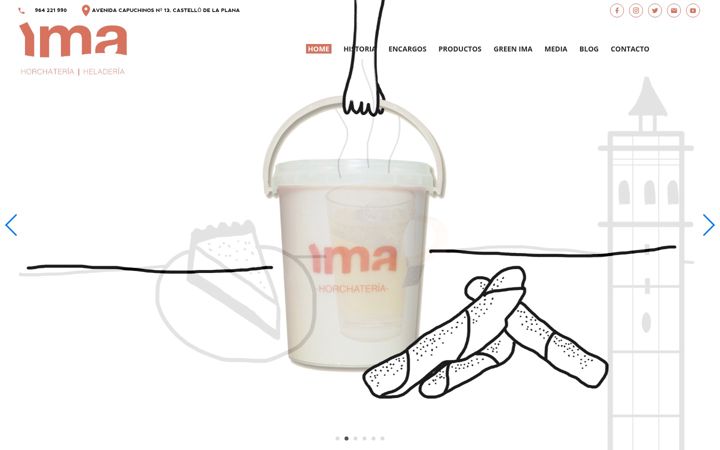 Screenshot of imahorchateria.com