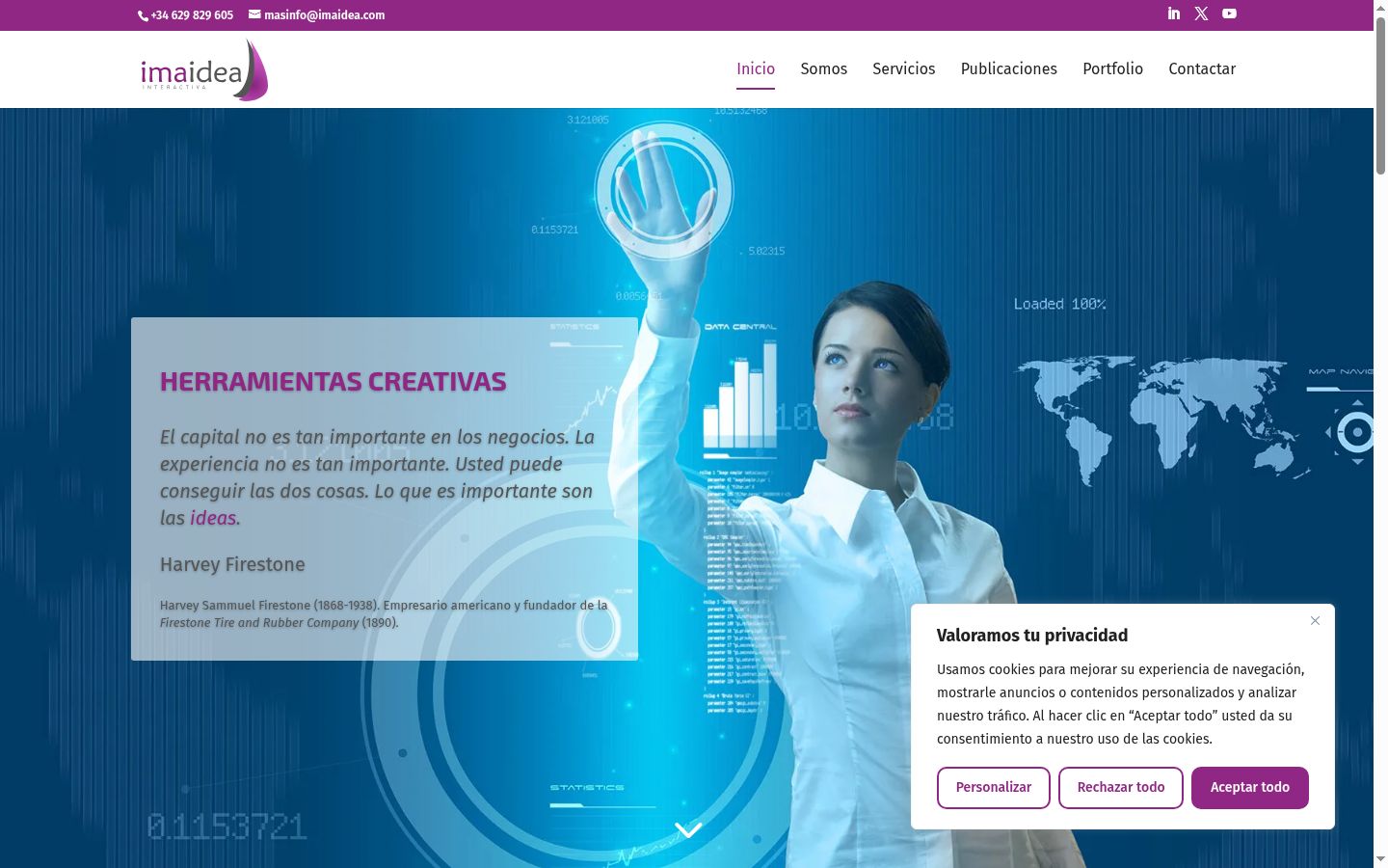 Screenshot tal-banner tal-kunsens muri qabel kwalunkwe interazzjoni