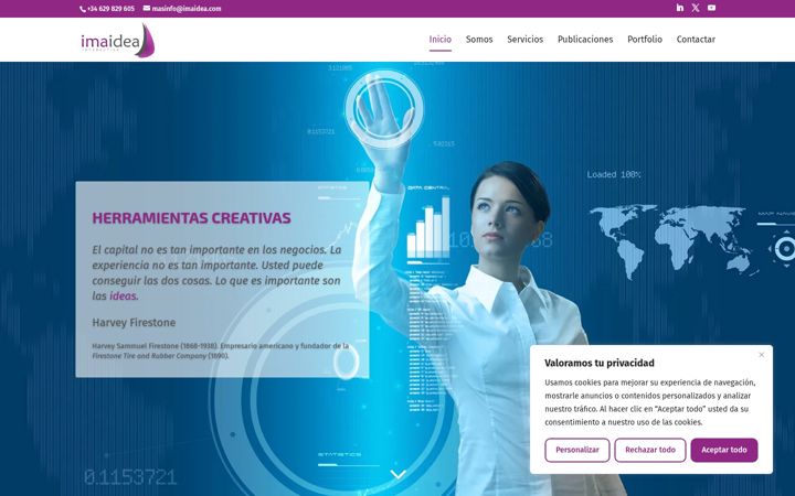 Screenshot of imaidea.es