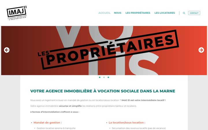 Screenshot of imaj51.fr