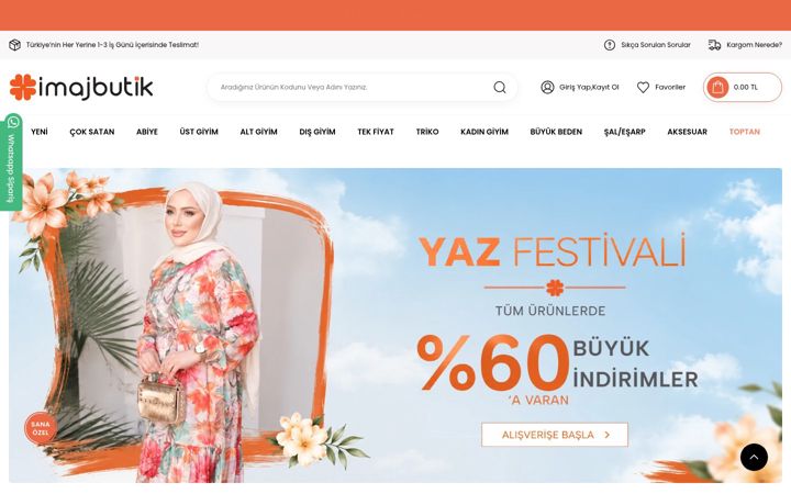 Screenshot of imajbutik.com