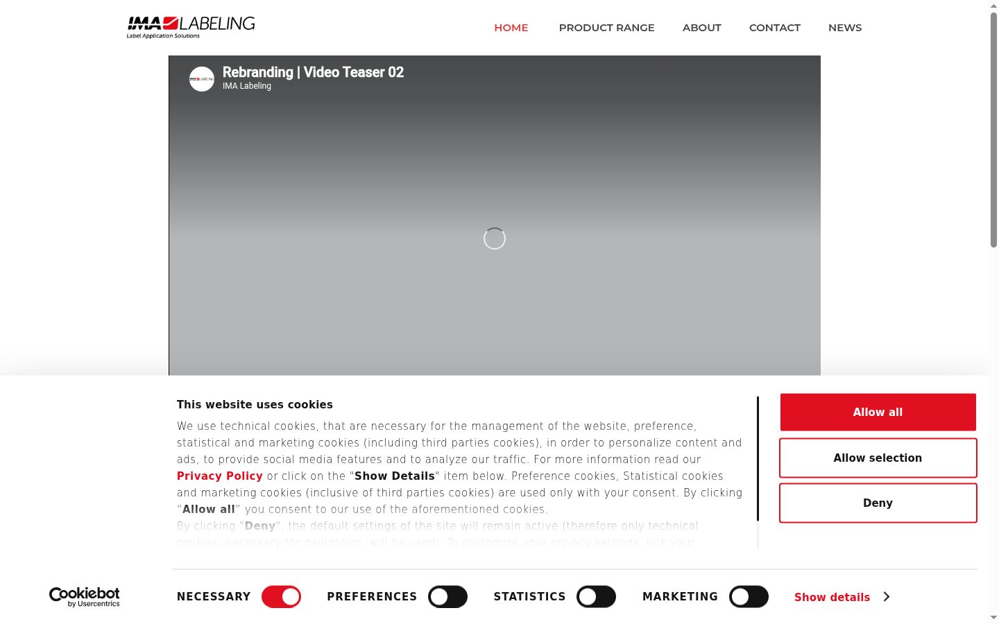 Screenshot tal-banner tal-kunsens muri qabel kwalunkwe interazzjoni