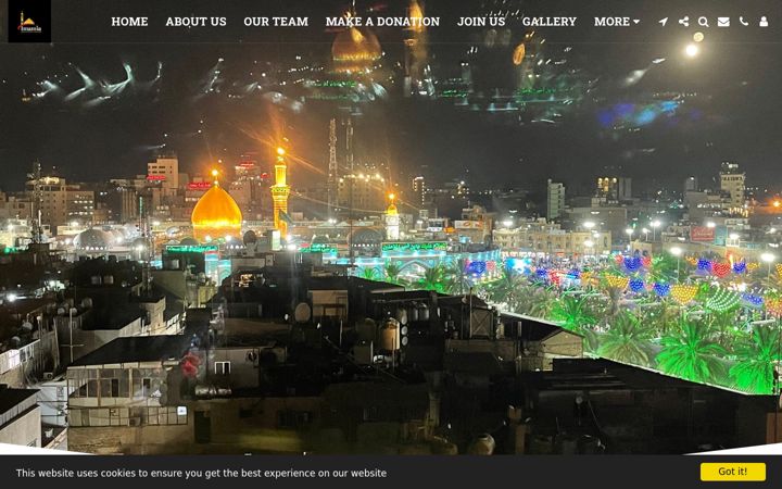 Screenshot of imamiacenter.com