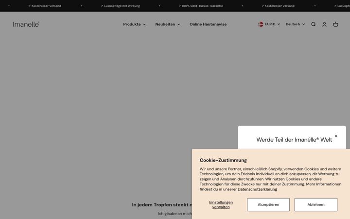 Screenshot of imanelle.com