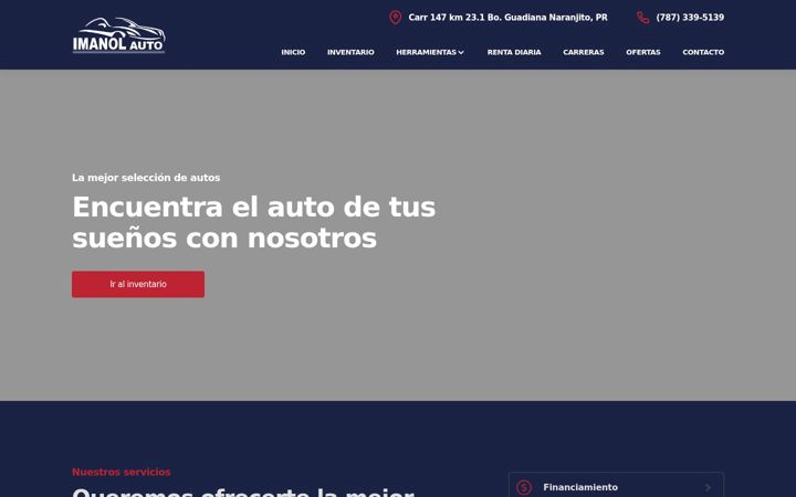 Képernyőkép: imanolauto.com