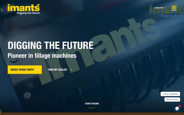 Screenshot of imants.com
