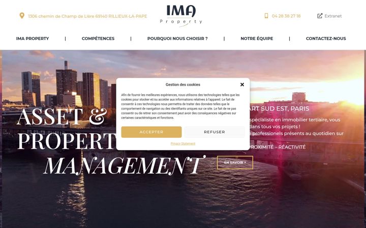 Screenshot of imaproperty.fr