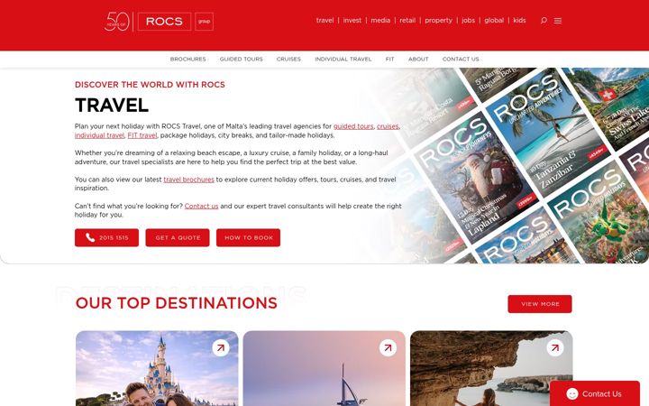 Screenshot of imarocstraveller.com