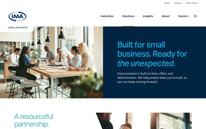 Screenshot of imaselect.com