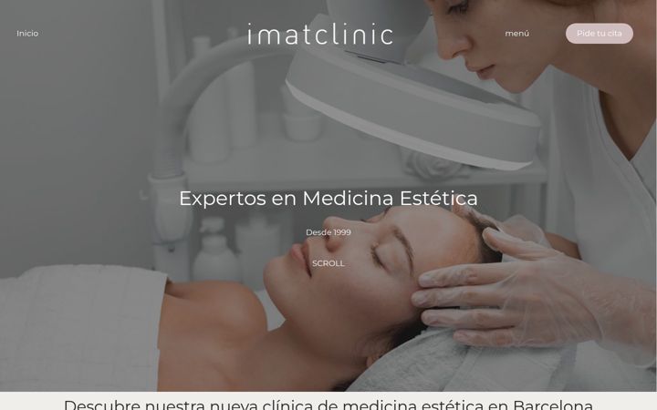 Skjámynd af imatclinic.com