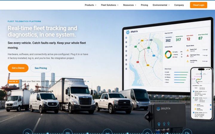 Screenshot of imatrixsys.com