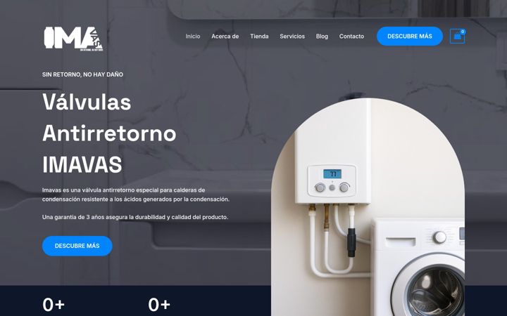 Screenshot of imavas.com