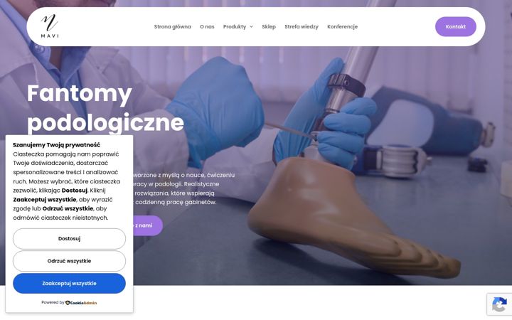 Screenshot of imavi.eu