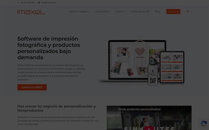 Screenshot of imaxel.com