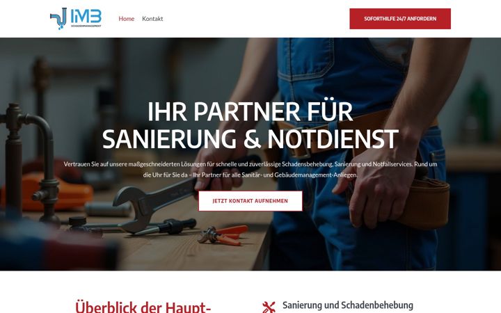 Screenshot of imb-schaden.at