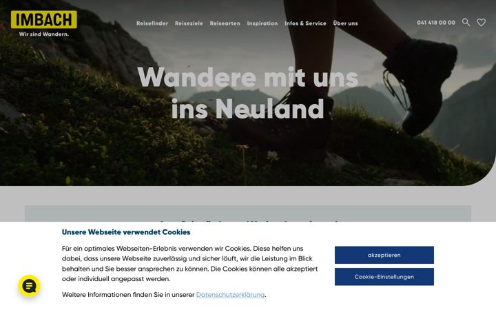 Screenshot of imbach.ch