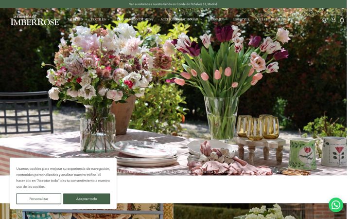 Screenshot of imber-rose.com