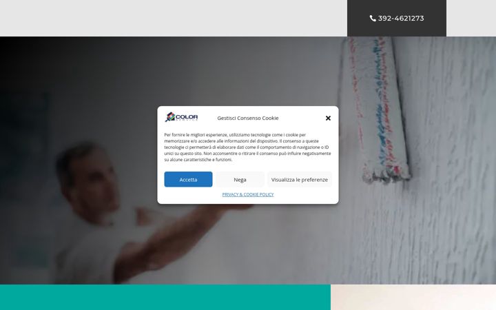Screenshot of imbianchinocantu.it