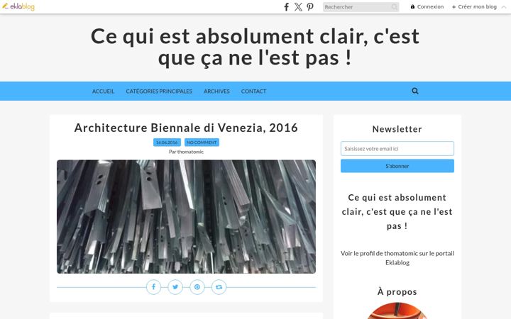Screenshot of imbloglio.fr