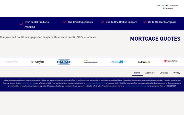 Screenshot of imbonline.uk